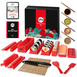 1 x RAW Customer Returns Aya Sushi Maker 3 - Kit Sushi Maker Complete with Sushi Knife - Sushi Mat and Video Tutorials and eBook - 24 Piece DIY Sushi Set - Easy and Fun for Beginners - Sushi Roll Maker- Maki - Nigiri - RRP €28.95