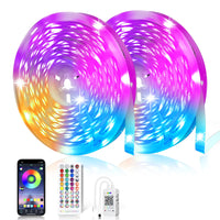 1 x RAW Customer Returns PSTAR LED Strip 30M, Bluetooth Music Sync, with App Control and Remote Control, 16 Million Colors Music Mode Timer Setting, Self-Adhesive LED Light Strip, for Closet Decoration, Kitchen, Party, Home - RRP €19.99