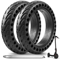 1 x RAW Customer Returns Yungeln 2-pack scooter puncture-proof solid rubber tires 8.5 inch replacement wheels tires compatible for Xiaomi 1S M365 Pro 2 GOTRAX GXL V2 electric scooter - RRP €19.89