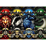 1 x Brand New EOBROMD Diamond Painting Adults College of Magic, 5D Diamond Painting Pictures Adults Magic Boy, DIY Diamond Painting Pictures Diamond Painting Set for Wall Decoration 30 x 40 cm - RRP €8.27