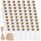 1 x RAW Customer Returns Lawei 70pcs 30ml Mini Cork Stopper Glass Bottles, Wishing Bottles, Small Test Tube with Cork Mini Glass Bottles Glasses Spice Jars Set for Wedding Favors Party Decoration - RRP €25.82