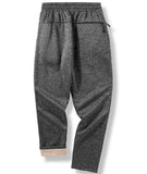 1 x Brand New zitysport Thermal Jogging Pants Lined Men s Fleece Pants Jogger Training Pants Drawstring Warm Lined Sports Pants with Pockets Men s Fleece Pants for Winter Men s Sweatpants XL-Gray  - RRP €40.33