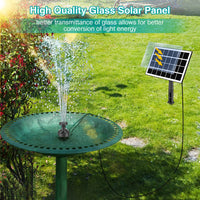 1 x RAW Customer Returns SZMP Solar Fountain for Outdoor Use 2024 Upgrade, 3.5W Solar Pond Pump LED Lights with 8 DIY Effects, 16.4ft Cable, 2000mAh Battery, Solar Water Pump Solar Floating Fountain Pump for Garden, Bird Bath - RRP €30.24