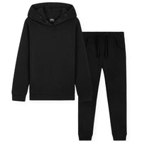 1 x RAW Customer Returns CityComfort Girl s Tracksuit, 2-Piece Set Hoodie and Tracksuit Pants, 100 Cotton Children s Clothing, Gifts for Children Age 3-14 Years Black, 5-6 Years  - RRP €20.99