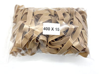 1 x RAW Customer Returns Progom - rubber bands - 400 225 mm x 10 mm - natural - 1kg bag - RRP €19.88