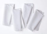 1 x RAW Customer Returns Encasa cotton fabric napkins Set of 12 Size 43x43 cm White solid color Machine washable - RRP €27.6