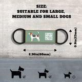 51 x Brand New DISONTAG QR Code Silent Dog Tag ID 18 Dog Breeds Personalized Social Online Page-Free Online Pet Profile-Modifiable-Privacy Control-No APP Required - RRP €856.8