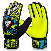 1 x RAW Customer Returns Being fit professional goalkeeper gloves in 6 colours - 4mm latex for children from 4 years to adults - high protection unique design yellow, size 6 suitable for 13-15 years  - RRP €11.99