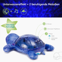 1 x RAW Customer Returns Cloud B Seabed Projector with Relaxing Night Light with Comforting Sounds Adjustable brightness 3 colors Auto power off Turtle Musical Night Light Tranquil Purple Turtle - RRP €58.39