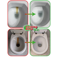 1 x RAW Customer Returns Cleaning Block WC - toilet cleaner - urine stone removal pack of 4 - RRP €8.46