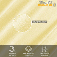 1 x RAW Customer Returns Livessa set of 2 pillowcases 40x60 cm - concealed zipper on the long side, pillowcase made of 100 cotton jersey fabric, ultra soft and breathable, Oeko-Tex certified - RRP €14.02