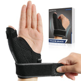 1 x RAW Customer Returns AGPTEK Thumb Brace with Detachable Support, Comfortable Rhizarthrosis Brace, Relief of Radial Tendovaginitis Pain, Trigger Finger, S 13-15cm  - RRP €16.99