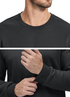 1 x RAW Customer Returns TACVASEN Men s Fleece Hoody Winter Jumper Sweat Shirts Long Sleeve Winter Pullover Lined Warm Casual Top, Black, M - RRP €42.34