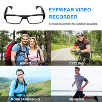 1 x RAW Customer Returns Hereta Spy Camera Glasses with Video Support up to 256GB TF Card 1080P Video Camera Glasses Portable Video Recorder Include 32GB TF Card  - RRP €79.59