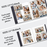 1 x RAW Customer Returns Yopih Self-Adhesive Photo Album 60 Pages DIY Photo Album Fotos 10X15 Memories Album Photo Holder Linen Cover Gifts Wedding Christmas Valentine s Day Anniversary Birthday Children s Gift - RRP €37.0