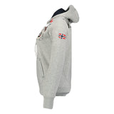 1 x Brand New Geographical Norway FESPOTE Lady - Women s Hoodie Light Grey, XL  - RRP €43.2