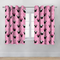 1 x RAW Customer Returns Disney Minnie Mouse Hearts and Love 137cm x 168cm Curtains - 2 Piece - RRP €24.99