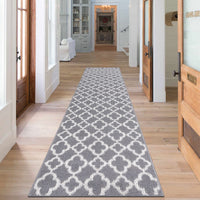 1 x RAW Customer Returns SHACOS Carpet Runner Hallway Long Grey 60 x 240 cm Carpet Runner Hallway Non-Slip Carpet Runner Hallway Washable Hallway Runner Long Non-Slip Corridor Carpet Runner for Hallway, Entrance, Kitchen - RRP €44.93