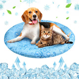 1 x RAW Customer Returns Yerloa Cooling Mat Dog Upgrade Pet Cooling Mat for Dogs Cats, Cooling Mat Cat with Non-Toxic Gel, Washable Comfortable Pet Mat for All Pets, Summer Keep Your Pet Cool, 61 61cm - RRP €26.99