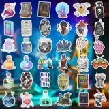 23 x Brand New Yezmo 100pcs Witchy Apothecary Stickers Pharmacist Vinyl Stickers for Water Bottle Laptop Skateboard Crystal Stickers Astrology Tarot Gothic Stickers for Teens Adults - RRP €469.2