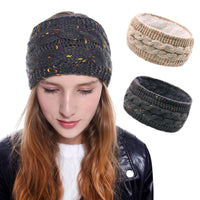 1 x Brand New XPOOP 2 Pieces Winter Knitted Headband Women s Knitted Headband Knit Headband Headbands Knitted Women Hairband Crochet Headband Women s Winter - RRP €18.0