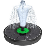 1 x RAW Customer Returns SZMP Solar Fountain for Outdoor Use 2024 Upgraded, 3.5W Solar Fountain for Outdoor Use with 8 DIY Spray Effects, Solar Pond Pump Solar Floating Fountain Pump for Garden, Bird Bath, Pond, Water Feature - RRP €18.83