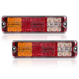 1 x RAW Customer Returns AOHEWEI 2pcs Trailer Tail Lights 12V 24V 27 LEDs Super Bright Waterproof Indicator Brake Tail Reverse Reflector Lamp for Trailer Truck Caravan Van Tractor - RRP €69.99