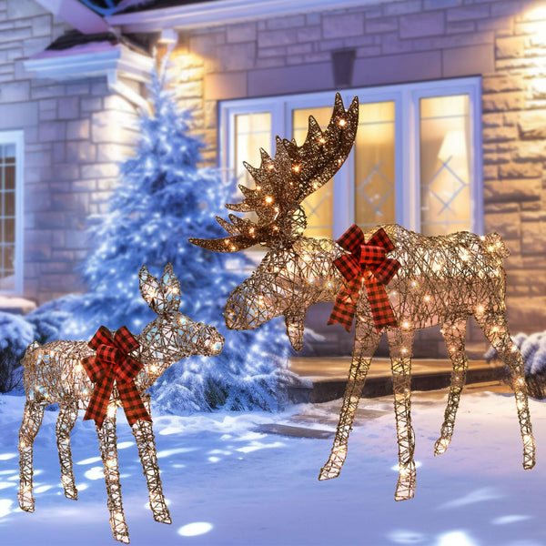 Brand New Pallet -  Light up Reindeer Decorations - 27 Items - RRP €1305.73