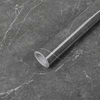 2 x Brand New Hode Adhesive Film Furniture Grey Marble Film Kitchen, Grey Concrete Sticky Back Plastic 40cm X 10m Vinyl Wrap Contact Paper - RRP €48.0