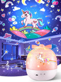 1 x RAW Customer Returns Starry sky projector children with 15 films, music box baby with 10 music, night light children s night light baby, bedside lamp children, night light starry sky projector children, unicorn gifts for girls - RRP €21.99