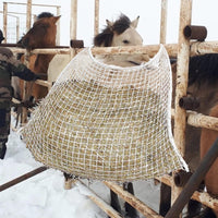 1 x Brand New bangminda hay net close-meshed 3x3 cm hay net feeding net for hay hay bag hay bag hay rack horses net animals hay grass feed straw feeding net 120 90CM  - RRP €25.99