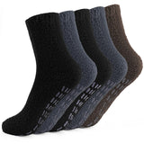 1 x RAW Customer Returns SIMIYA Cuddly Socks Men s Non-Slip 5 Pairs Warm Stopper Socks Bed Socks Plush Socks Slipper Socks Non-Slip Fluffy Socks 43-46 Black  - RRP €13.09