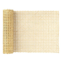 1 x RAW Customer Returns AIEX 14 Wide Rattan Strap Natural Square Roll Rattan Open Webbing for Grain Projects 40  - RRP €22.94