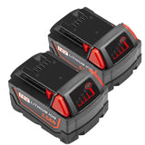 1 x RAW Customer Returns LabTEC 2 Packs Battery 18V 5500mAh Lithium Battery Replacement for M18 for Milwaukee Battery 18V 48-11-1840 48-11-1828 48-11-1820 48-11-1815 48-11-1850 Power Tool Battery - RRP €57.99