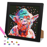 1 x Brand New MOGTAA Soldier Star Wars Diamond Painting Kits for Kids with Frame, Cartoon 5D Diamond Embroidery Complete Kit with Frame, Cartoon DIY Diamond Art, for Home Decor 18x18cm - RRP €19.2