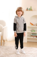 1 x Brand New Borlai Children s Baby Boy Hooded Clothing Set Dinosaur Letter Sweatshirt Pullover Camouflage Trousers Tracksuit Set - RRP €19.21