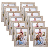 1 x RAW Customer Returns Giftgarden 12 Piece Picture Frame Set 13x18 cm - Modern Beige Wood Grain Photo Frame Collage for 18x13 cm Photos and Pictures, Wall or Table Stand - RRP €27.99