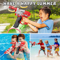 1 x RAW Customer Returns VATOS Electric Water Gun for Children Adults, 32FT Automatic with Long Range, 2 Magazine Capacity Water Sprayer Summer Toy for Boys Girls - RRP €9.56