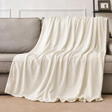 1 x RAW Customer Returns MIULEE Cuddly Blanket Fluffy Blanket Fleece Blanket Living Blankets Couch Blanket Fluffy Throw Microfiber Bedspread Sofa Blanket Blanket For Bed Sofa Bedroom Office 220x240 cm White - RRP €34.99