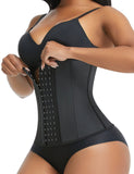 1 x RAW Customer Returns FeelinGirl Women s Latex Underbust Corset with 9 Steel Boning Sports Waist Trainer with 4 Row Hook - Black 3XL - RRP €33.99