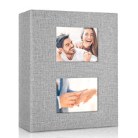 2 x Brand New Nacial Traditional Photo Album 10x15 9x13cm, 10x15cm Photo Album with 200 Pockets, Pocket Photo Album for Wedding Family - RRP €38.4