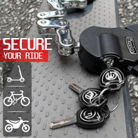 1 x RAW Customer Returns E Scooter lock, E Scooter accessories, lock for E Scooter with waterproof bag, handcuff lock for electric scooters and bicycles - RRP €63.99