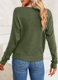 1 x RAW Customer Returns Dokotoo Women s Sweater with Round Neck, Basic Structure, Solid Color, for Autumn and Winter, Sizes S-XXL, A Green., L - RRP €33.99