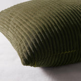 1 x RAW Customer Returns Topfinel set of 4 cushion covers 40 x 40 cm dark green corduroy cushion covers cushion cover decorative cushion cover sofa cushion decorative cushion decoration for sofa bedroom living room balcony children fluffy  - RRP €24.99