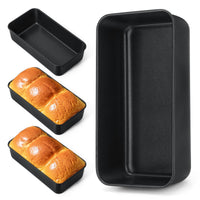 5 x Brand New HaWare loaf pan set of 4, non-stick bread baking pan with stainless steel core, rectangular bread pan king cake pan for bread cake toast, easy to clean, 23.4 x 12.6 x 6.3 cm - RRP €119.95