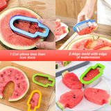 20 x Brand New Pipihome 3Pcs Creative Watermelon Cutter, Melon Cutter, Watermelon Popsicle Molds, Fruit Cutter, Watermelon Scoop, Melon and Fruit Separator, DIY Fruit Cutter - RRP €140.8