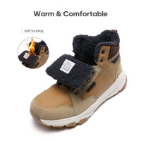 1 x RAW Customer Returns NORTIV 8 Men s Winter Shoes Warm Lined Snow Boots Short Shaft Ankle Boots Winter Boots Work Boots Winter Outdoor Trekking Hiking Shoes BROWN SNHB229M-E Size 46 EUR  - RRP €39.42