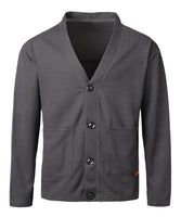 1 x RAW Customer Returns Harbrosrce Men s Lightweight V-Neck Cardigan Classics Button Waffle Jacket for Autumn Spring - RRP €21.24