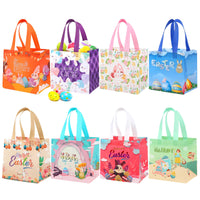 31 x Brand New Easter bag children 8pcs gift bags Easter Easter egg hunt bags with handles reusable Easter gift bags Easter bags large for children gift egg hunt Easter decoration - RRP €249.55