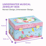 1 x RAW Customer Returns Jewelkeeper Jewelery Box Girls - Musical Jewelery Box for Girls, Enchanted Ballerina Design - Swan Lake Melody - RRP €16.99